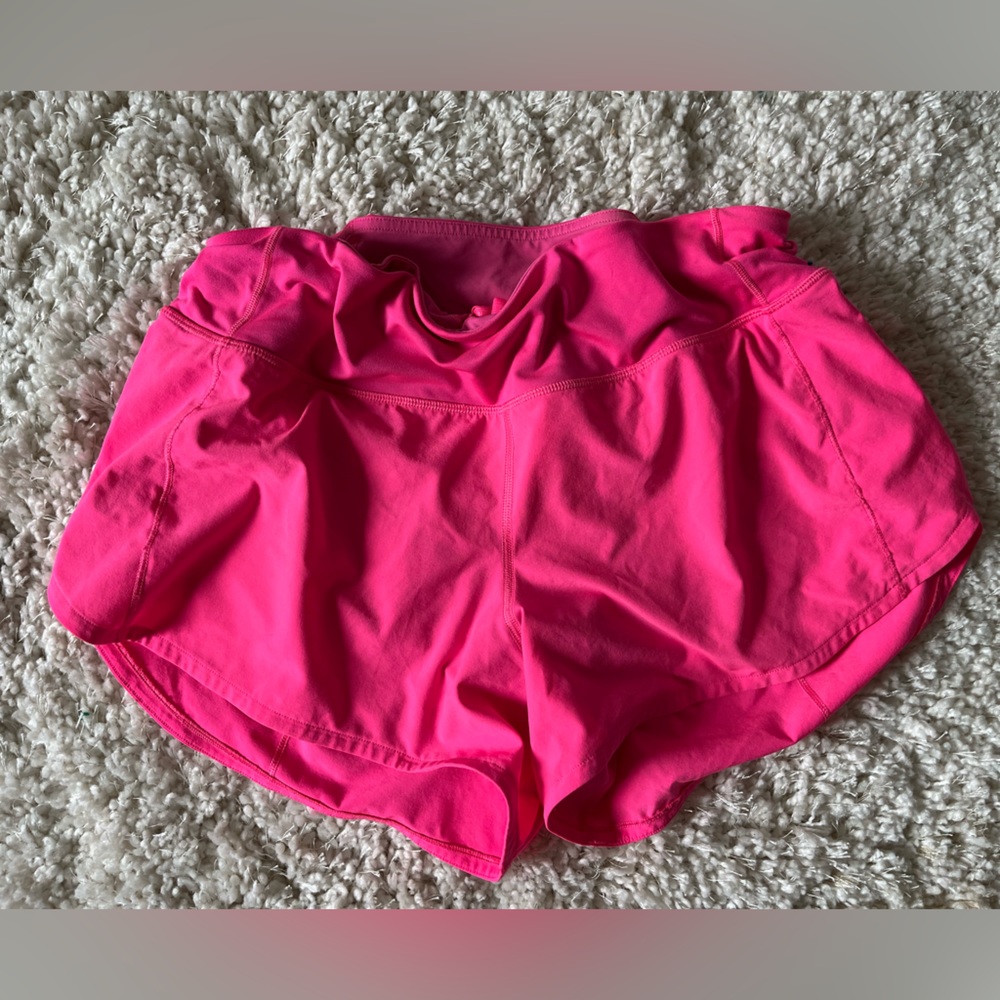 Lululemon pink shorts